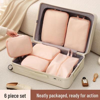 6-Piece Travel Storage Bag Set for Clothes, Underwear, and Pants