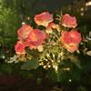 7Head Design Solar Lights Solar Powered Waterproof Outdoor Solar Lights Decorative Light Flower Shape Solar Powered Lights