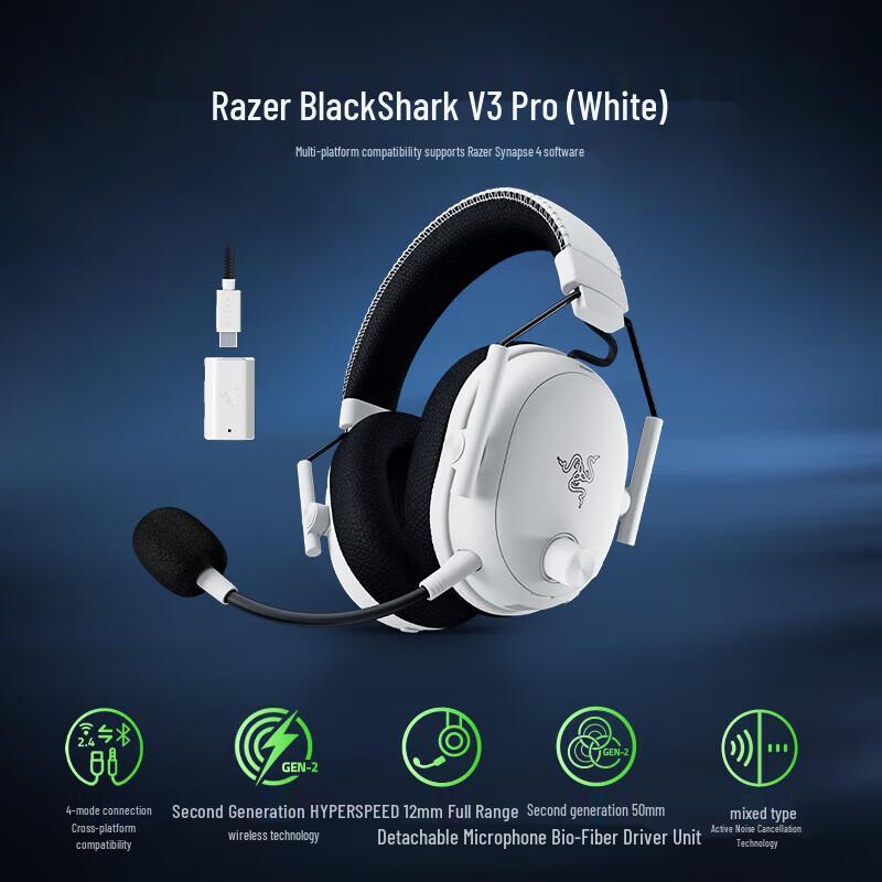

Razer BlackShark V3 Pro Wireless Gaming Headset
