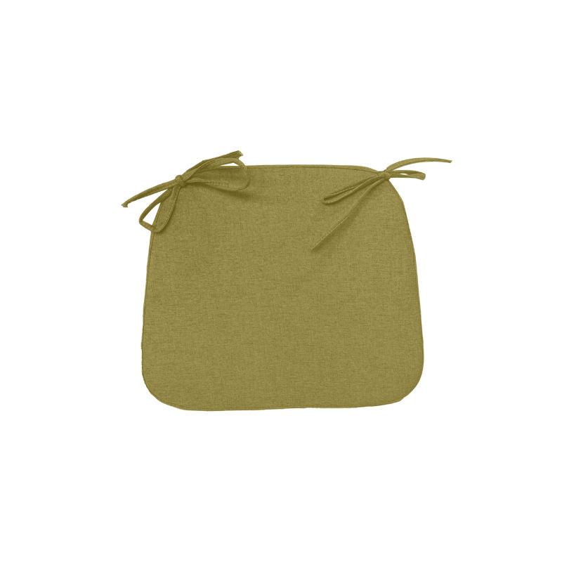 Dining Chair Cushion Pad with Ties Anti Slip Indoor Seat Cushion 50D-Shaped Thicken Office Kitchen Garden Computer Chair Cushion