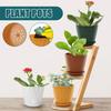 Indoor Flower Pots 5 Pieces Planter With Drainage Hole & Saucer Patio Plant Pot For Indoor Outdoor Patio Window Garden Balcony