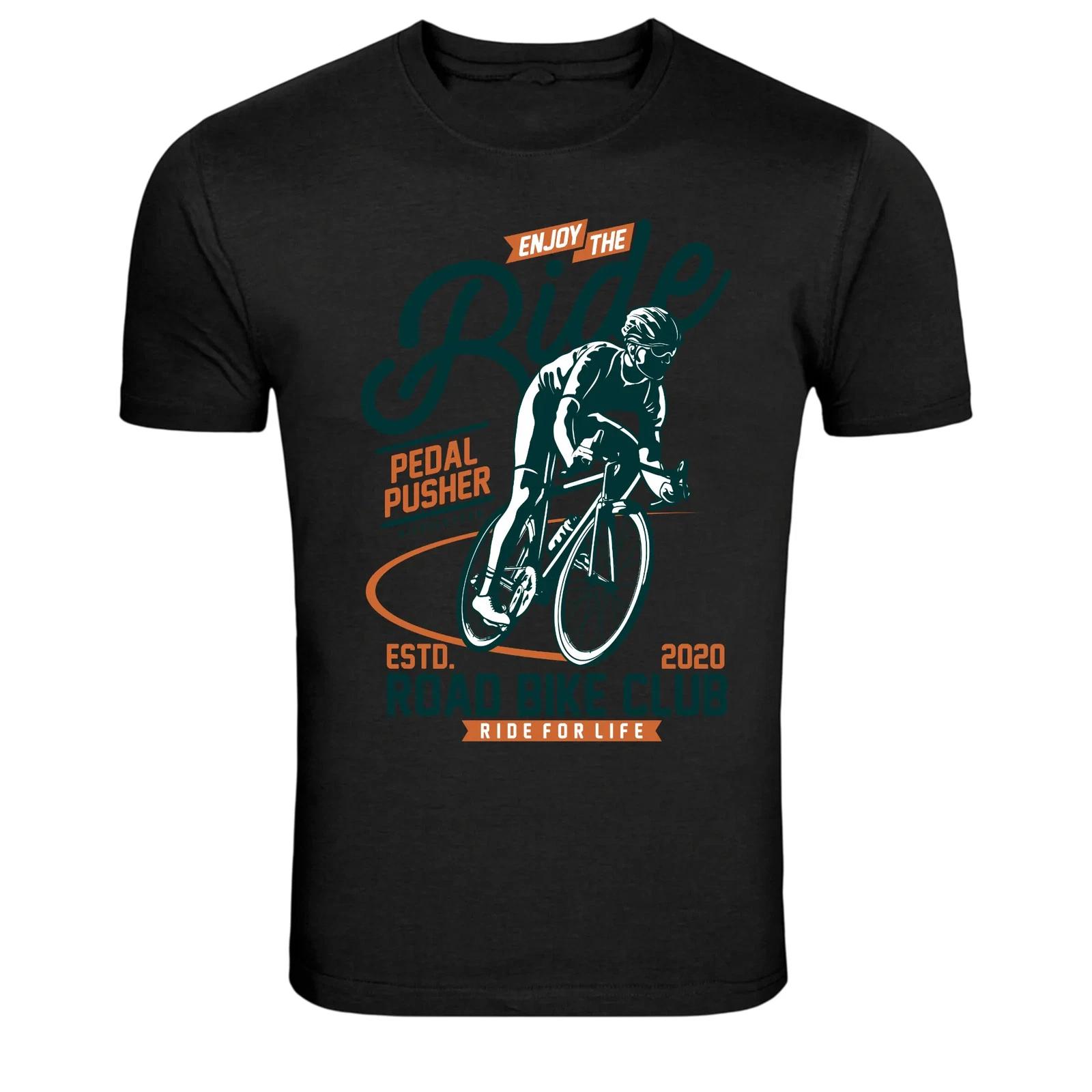 Enjoy The Ride Road Bike Club Cycling Graphic T-Shirt XL