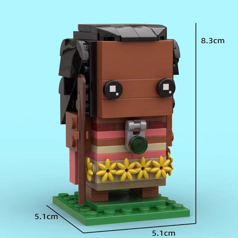 

Non-Toxic Movie Character Small Particle Assembly Building Blocks Square Head Child Moc Children S Decorative Toy