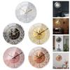 Acrylic Islamic Wall Clock 30cm Muslim Non-Ticking Battery Operated Seconds