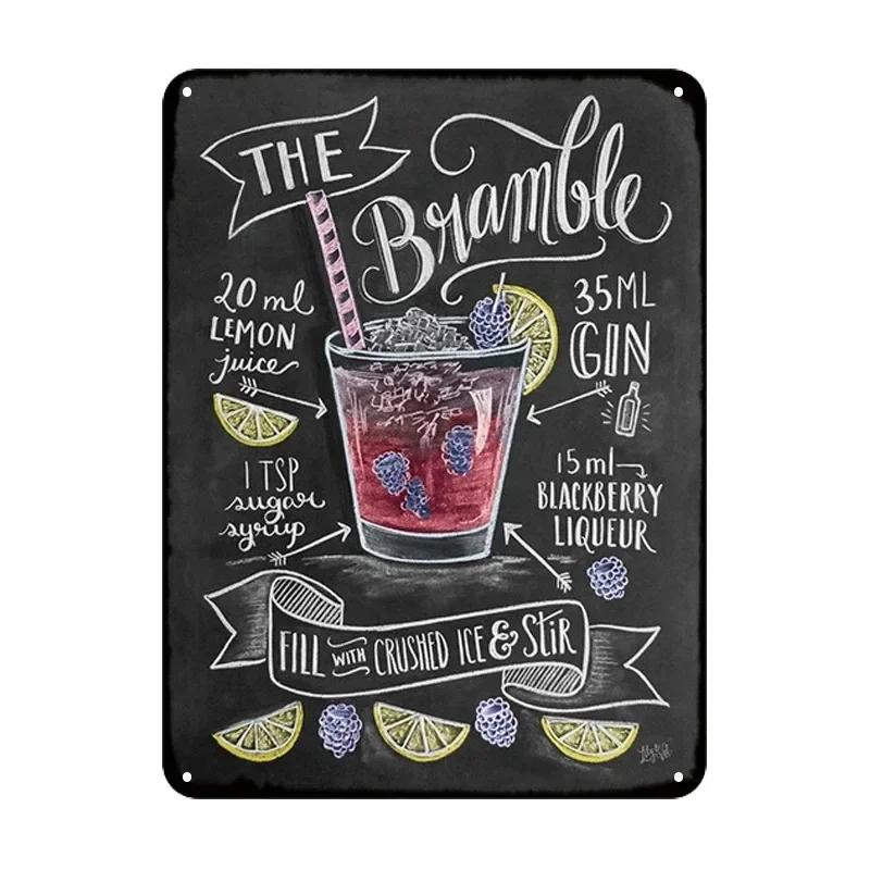 Summer Time BEER Retro Metal Tin Signs Decor Mojito Cocktail Plaque Vintage Posters Bar Pub Art Stickers Wall Decor
