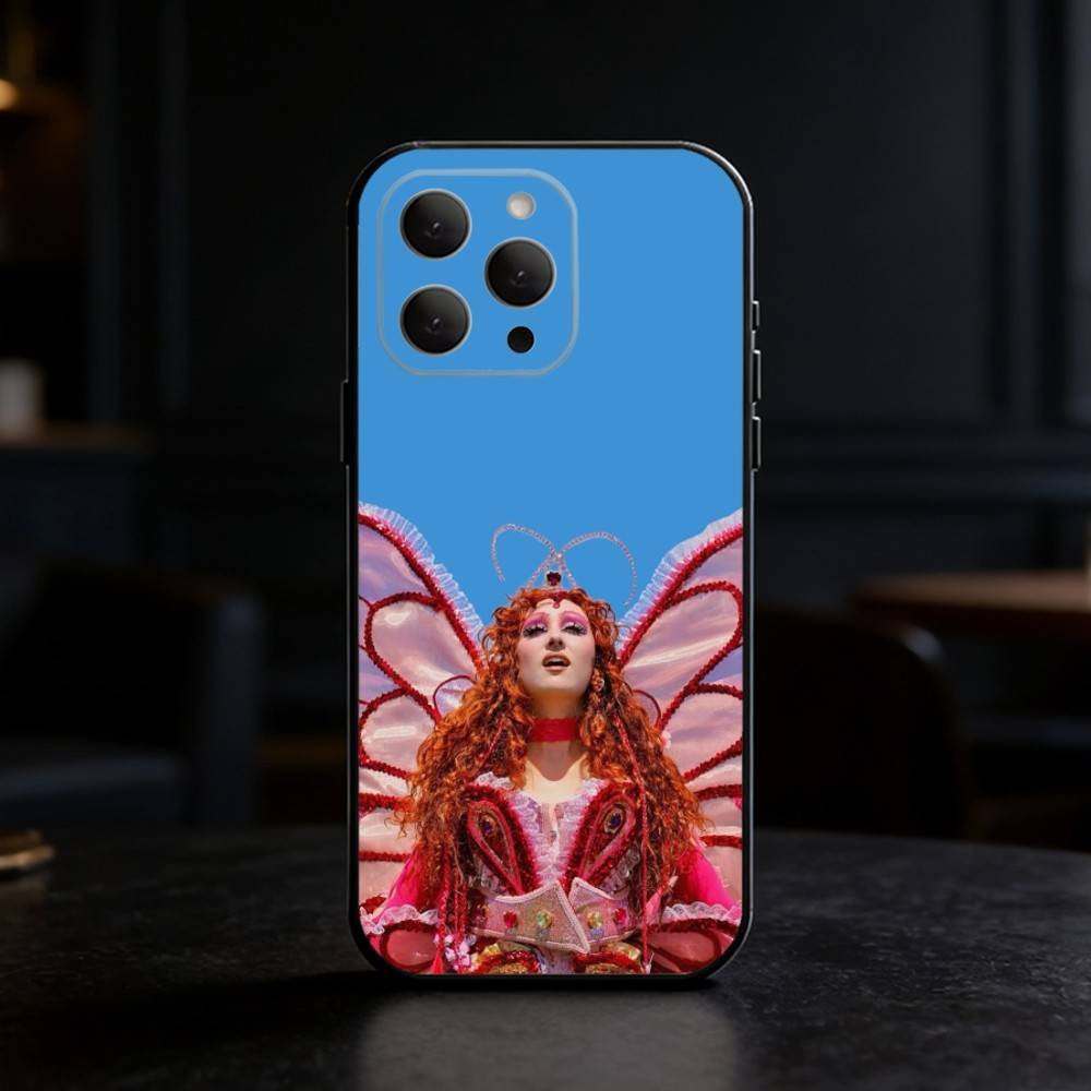 C-Chappell Roan Phone Case Silicone black Soft For IPhone 17,16,15,14,13,12,11,SE,Plus Pro Max