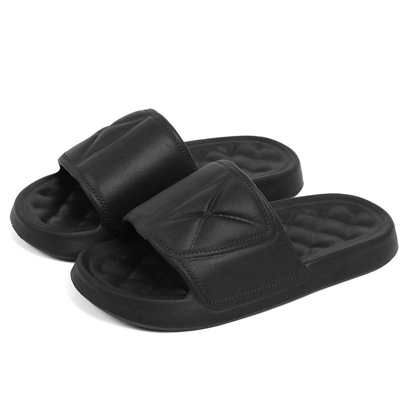 Slippers women wear outside summer home thick-soled hotel indoor bathroom non-slip bath sandals men