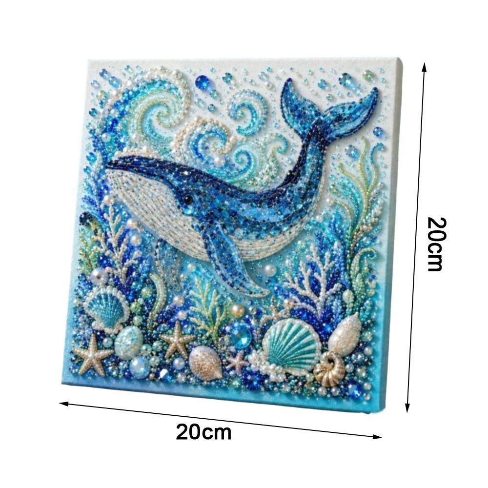 Kit Pittura Perle Finitura Scintillante Mezzo Tondo Perle Kit Artigianato Fai da Te Kit Arte Oceanica Decorazione Parete Casa