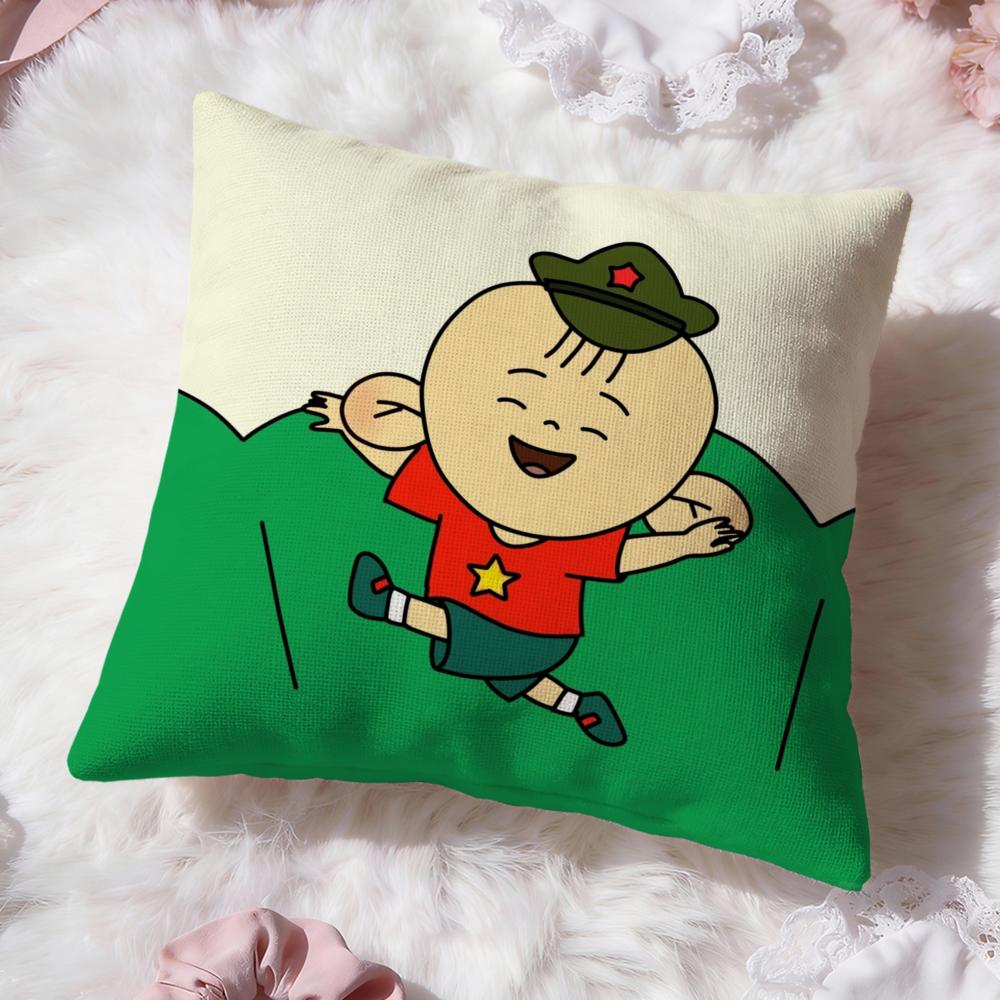 Cartoon B-Big Ear Tutu Cushion Cover Premium Comfort Reversible Pillow Cove -Two in One Design for Any Room & Car Interior
