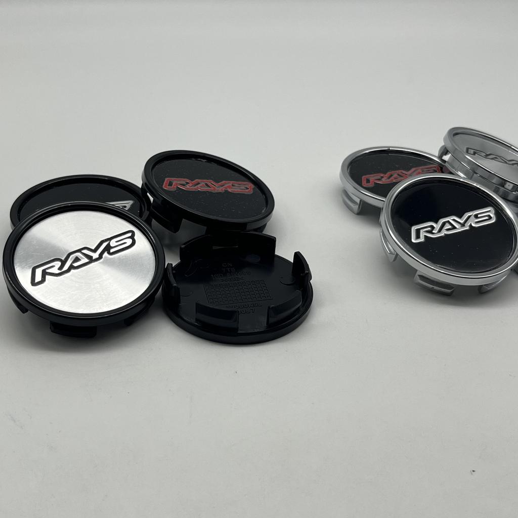 4pcs/Set High-Quality New 58mm K58mm For RAYS Emblem Logo Car Wheel Center Hub Caps Auto Replaces Styling Decoration Accessories