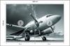 Photomural Propeller Airplane Washable Fleece 180x120