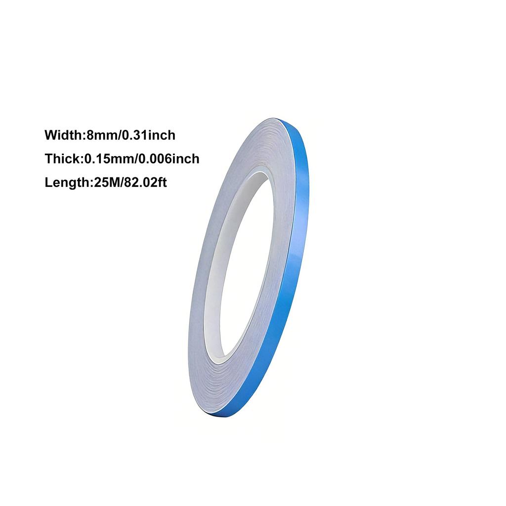 25m Double-sided Thermal Conductive Tape 5-30mm Wide Blue Heat Dissipation Tape for Bonding Cooling Heat Sinks