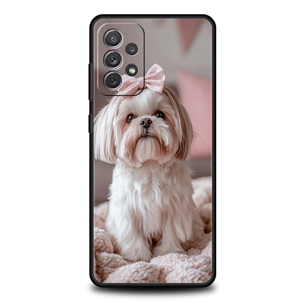 Shih Tzu Painting Cute Case for Samsung A57 A37 A51 A71 A21S A17 A11 A15 A25 A41 A23 A33 A53 A73 A07 A05S A13 A35 A55 5G Cover