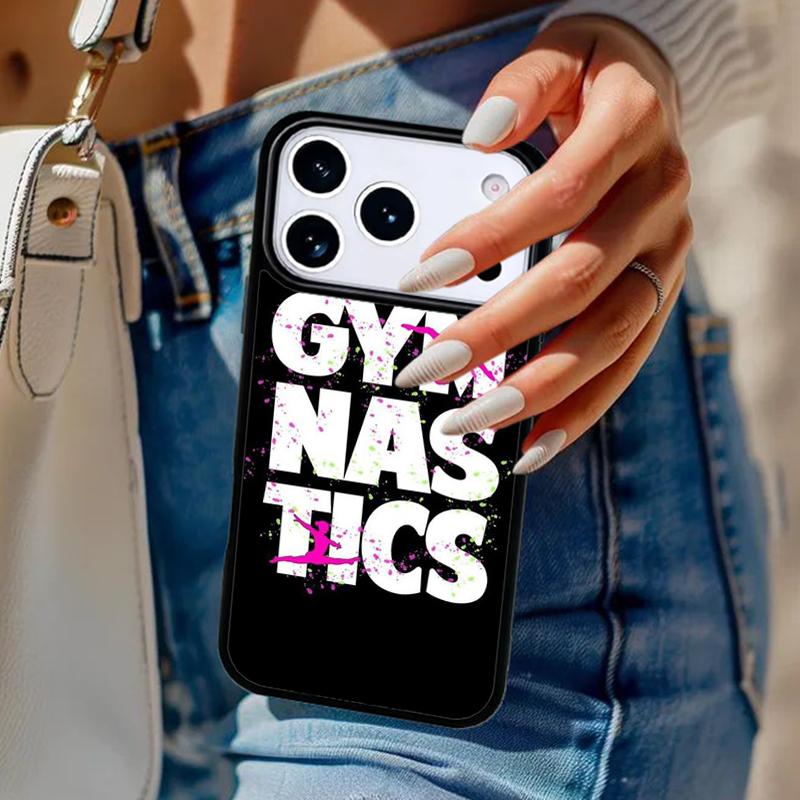 gymnastics silhouette Phone Case For iPhone 17 Air 14 15 13 12 Max Cover For Apple 14 15 16 16e 11 Pro Max Plus