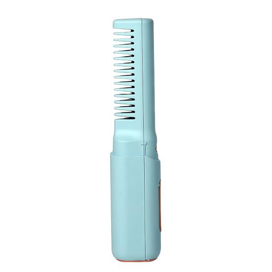 Kabellose Keramik-Frisierkamm 3 Temperatur verstellbar Haarglätter USB wiederaufladbar Schnelles Aufheizen Elektrisch glattes lockiges Haar Styling