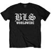 Herren Black Label Society Worldwide (Zurück drucken) Schmal geschnittenes T-Shirt Medium Schwarz