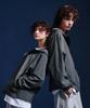 Galex Piping Warm-Up Windbreaker Charcoal Ga4730 Ch