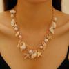 Set Collana e Bracciale Estivo Bohemien con Stella Marina, Conchiglia e Perle