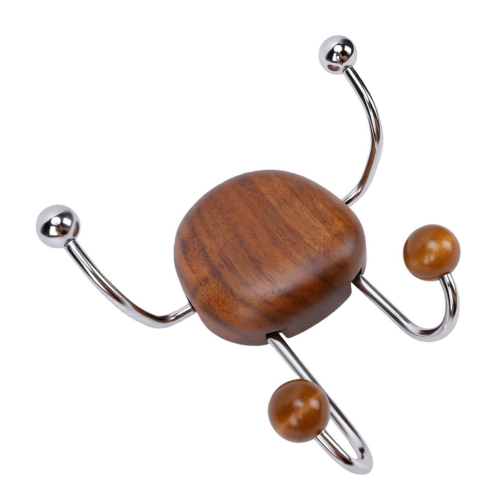 Suction Cup Hook Four Swivel Hook No Drilling Removable Reusable Suction Cup Hanger for Towels Coats Bags Keys