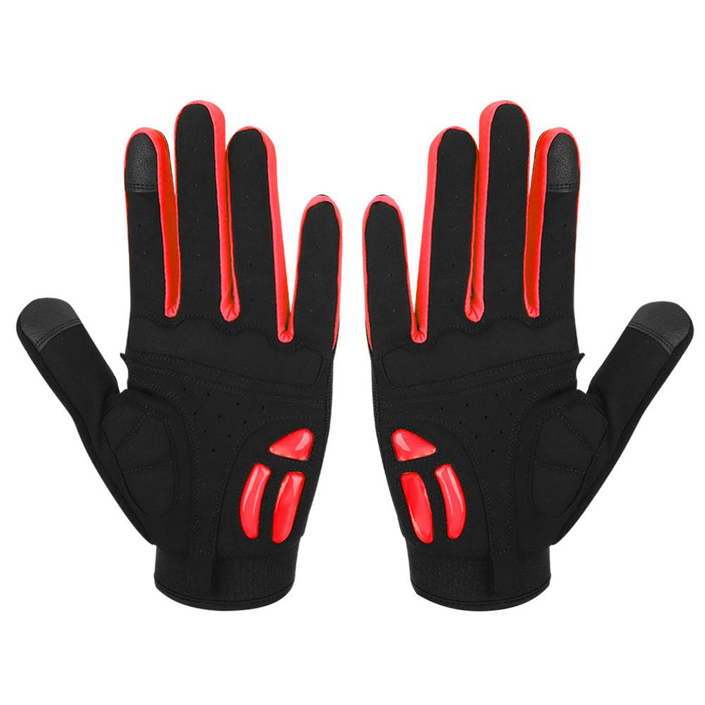 1 Pair Outdoor Unisex Cycling Gloves Breathable Touch Screen Nylon Mountain Bike Gloves