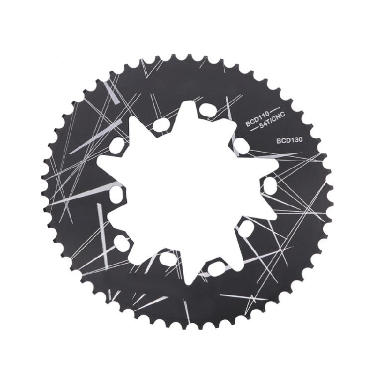 Aluminum Alloy Folding Bikes Ovals Disc Chainring Bicycles Disc Chianset Ovals Chainring Bikes Narrow Wide Chainring