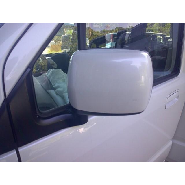 Wagon R DBA-MH22S Left side mirror/door mirror electric folding Z7T pearl white