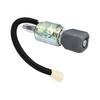 Fuel Shutdown Throttle Solenoid 12V with Mounting Bracket 208106 5945-01-564-5338 Compatible with Miller Trailblazer 302 301 D
