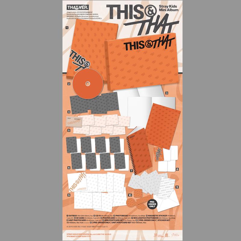 (VORBESTELLVORTEIL) Stray Kids - 10. Mini-Album [THIS & THAT]
