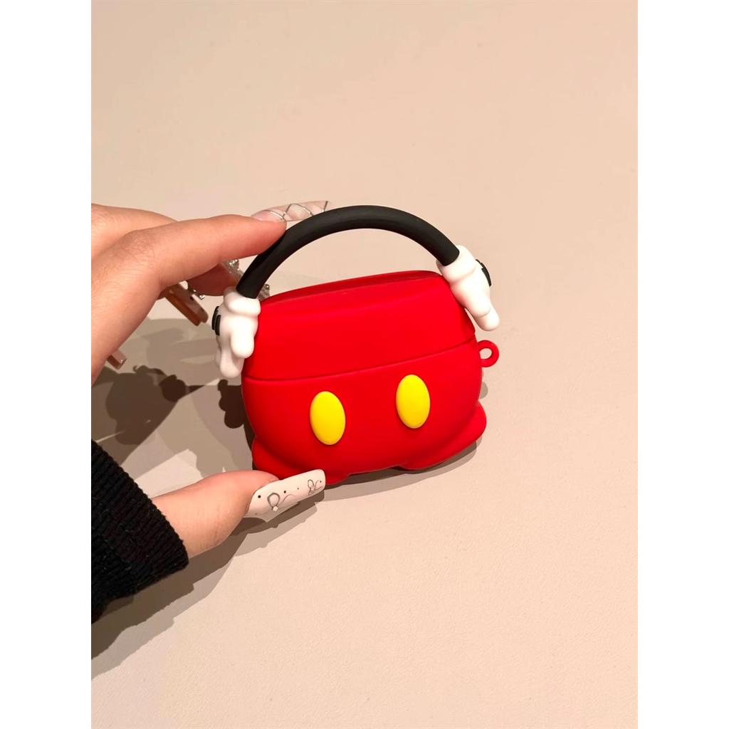 Cute creative three-dimensional Mickey airpodspro1 silicone protective case new 1st generation earphone case 1/1st generation soft 1