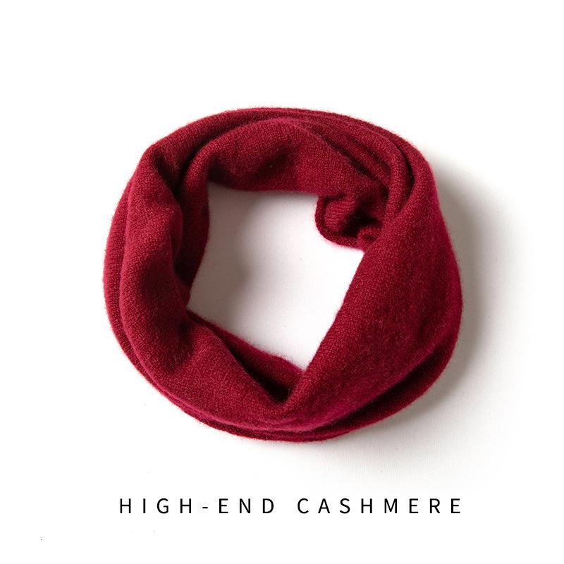 Men's Warm Cashmere Pullover Snood: Soft Knitted Dickey Scarf for Autumn and Winter Neck Protection