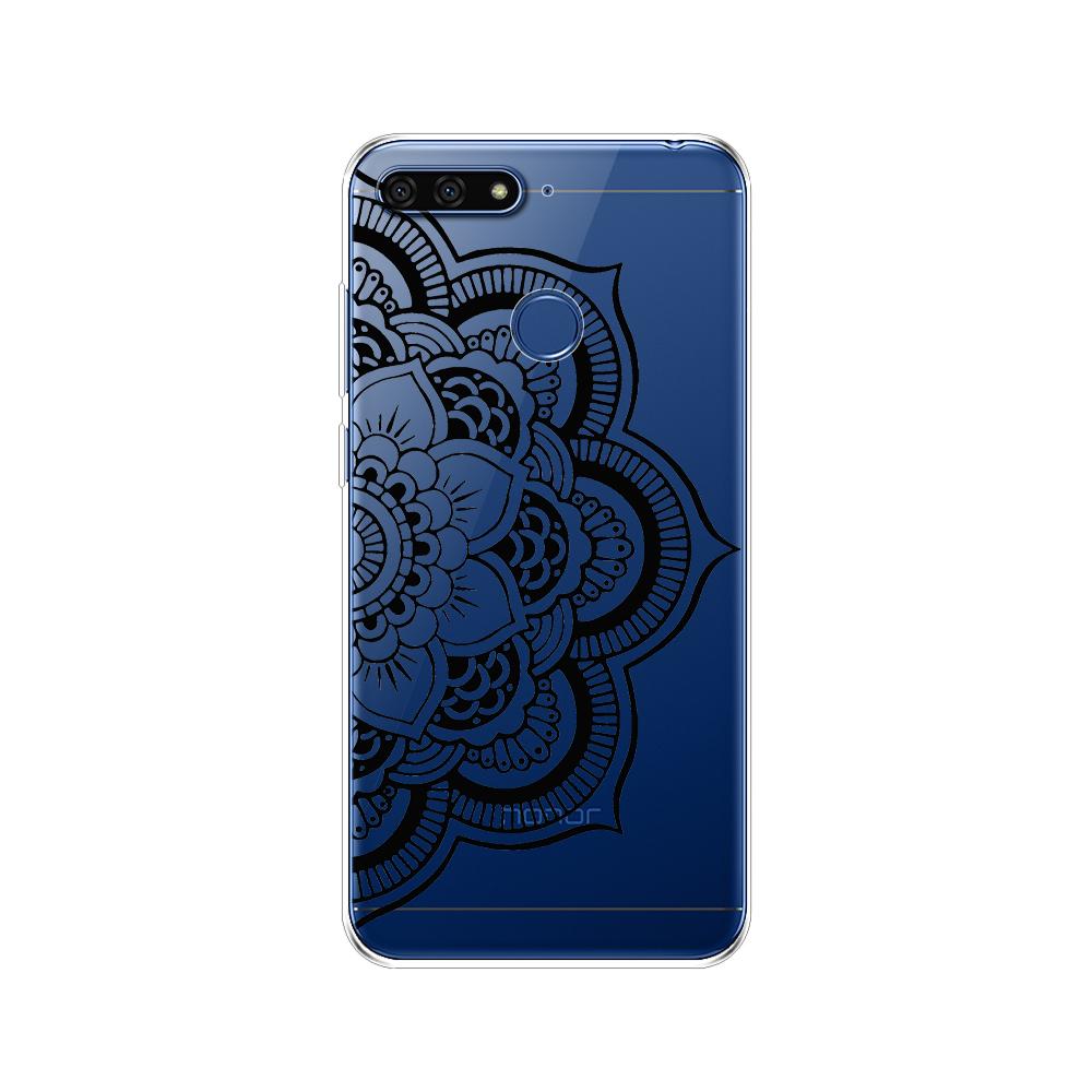 For Huawei Honor 7C 5.7 Inch Case Cover Soft Silicone TPU Cute Cover Back Protective Phone Case For Huawei Honor 7c Aum-L41 Bags