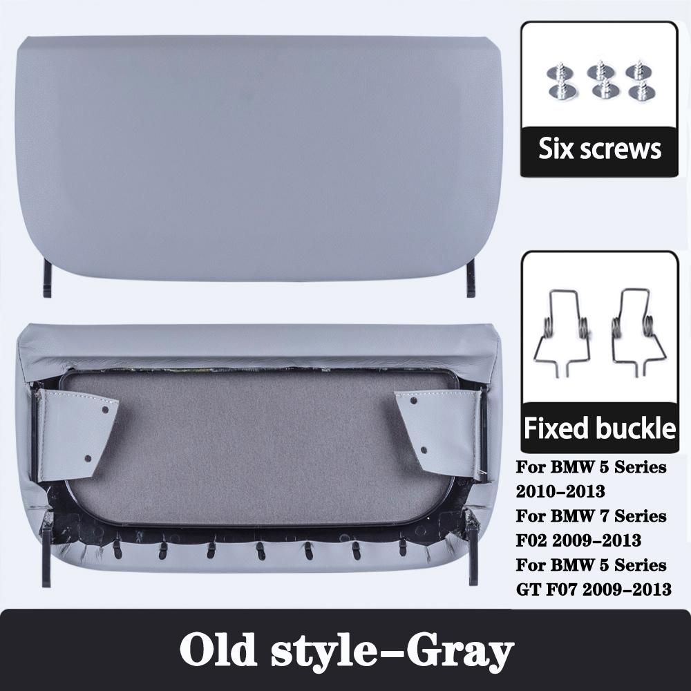Car Seat Back Board for BMW F10 F07 F02 5 Series Rear Backrest Panel Part Leather Cover Leather Cover Storage Pocket