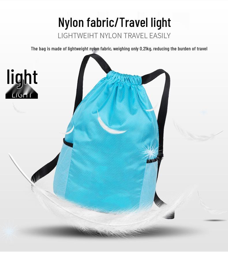 Large Capacity Outdoor Drawstring Sports Bag for Football & Basketball Training