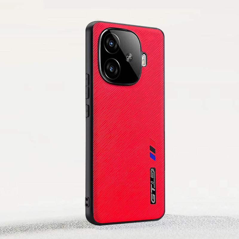 For IQOO Z9 IQOO Z9 Turbo IQOO Co-branded BMW GT Design Tech Leather Shock Proof Case