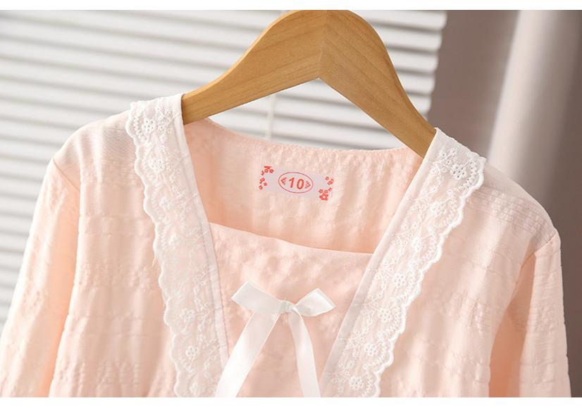 Southeast Asia Girls' Long Sleeve Cotton Pajama Set