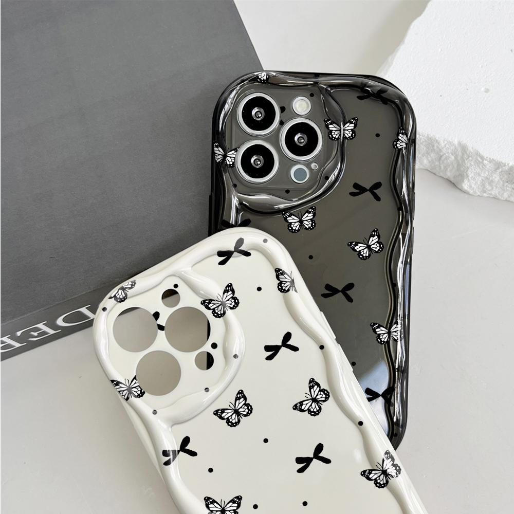 For Honor 90Lite X6B X8 Infinix Hot 30 40i 40Pro Smart8 Vivo V27 V29e V30e Moto G84 Fashion Girl Cream Texture Soft Silicone Full Lens Protect Casing