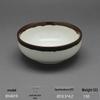 Wutuo Melamine V-Shaped Thickened Noodle Bowl