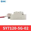 SMC Japan Original SY Series Pneumatic Three-Position Five-Way Solenoid Valve SY5120-SY3120-5L ZD-M