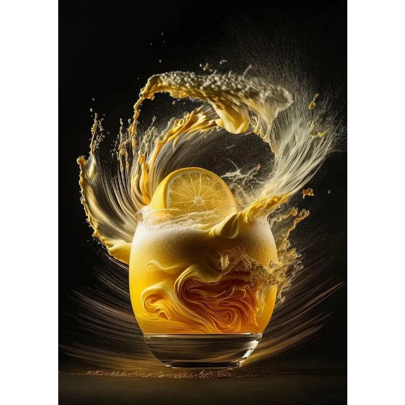 Cocktail Explosion poster Fruit Cocktail Don't Trust Bar Minimalist Print Canvas Painting for Living Room Modern Home Decor
