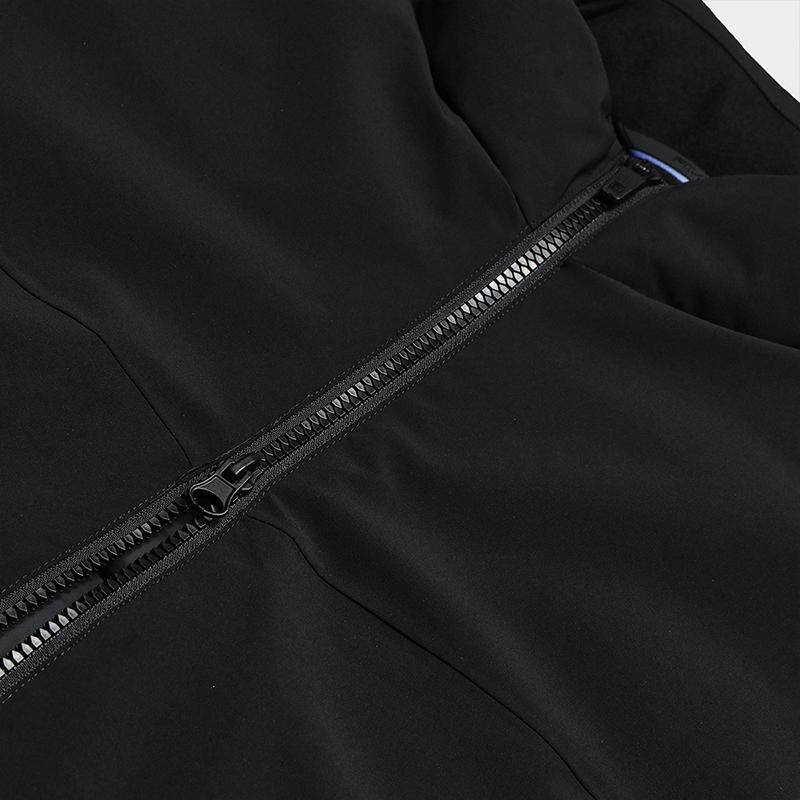 FILA BLUE Down Jackets Men's Jet Black Stand Collar Lightweight Other F11M542912FBK