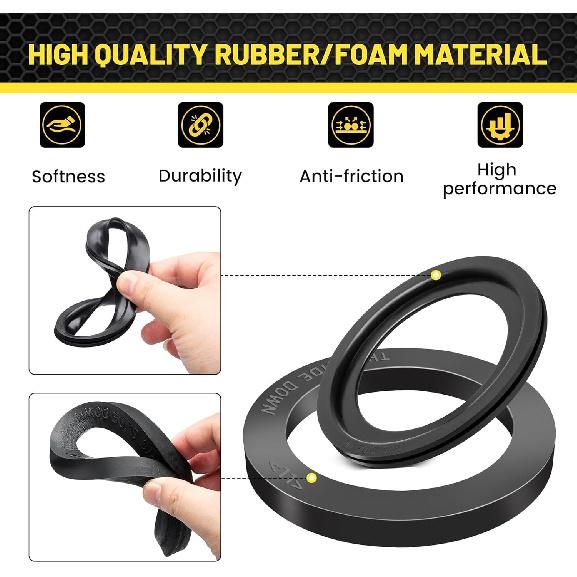 Oyviny RV Toilet Seal Kit RV Toilet Seal Part Fits For Dometics 300 310 320 Series Toilets, Replace 385311652 385311658 RV Toilet Flush Ball Seal