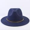 Popular European and American Classic Simple Flat-brimmed Top Hat Men's and Women's Fashionable and Elegant Versatile Jazz Hat Top Hat