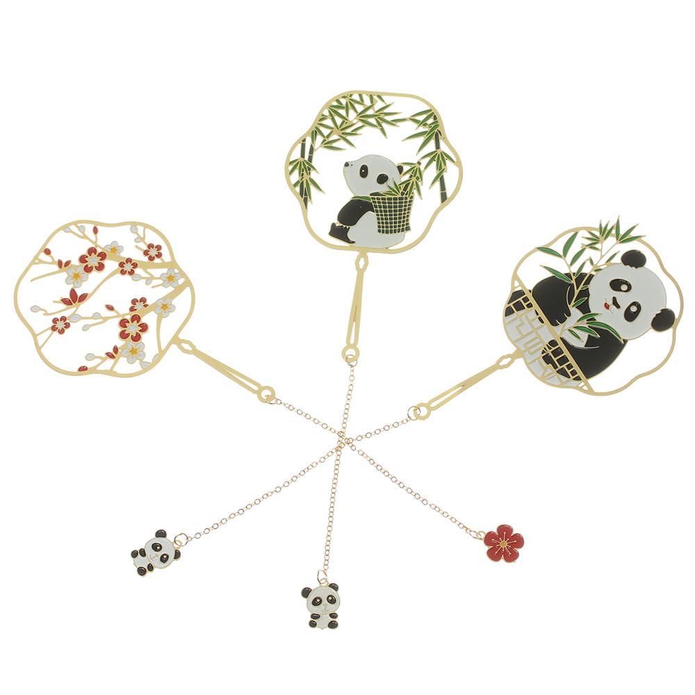 Stationery Metal Book Markers Pagination Mark Peacock Book Clip Tassel Brass Bookmark