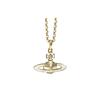 Neil Saturn Design Necklace Women Necklace Gold White 6302039P02R281CN