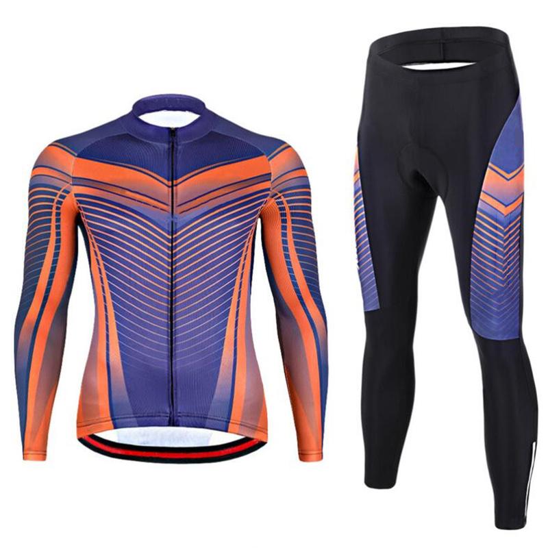 2026 Autumn Breathable  Long Sleeve Bicycle Sets Men Cycling Jersey with Pants Selling Autumn Winter Bike Clothing Racing Suit Pro Team Cycling Sets