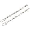 10Pcs High Strength Snap Swivels Rolling Connector Tackle Stainless Steel Fishing Barrels Swivels Safety Snaps Swivels