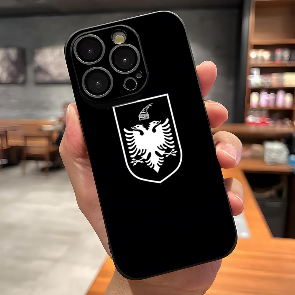 Albania Logo Phone Case For IPhone 17 Pro Max 15 Pro 16 14 Plus 12 13 Mini 11 Pro Shockproof Soft Cover