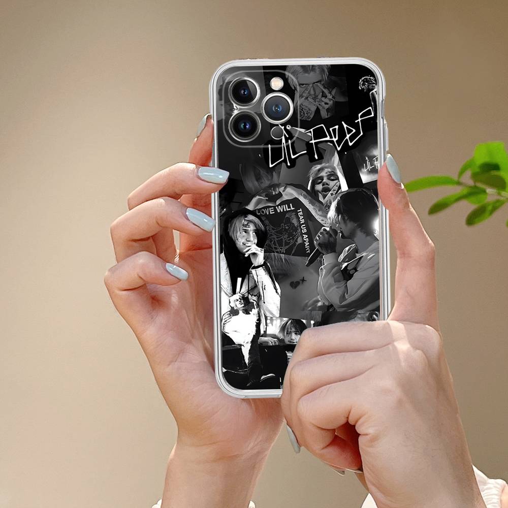 Singer Rapper L-Lil Peep Fit For IPhone 16 15 Promax Phone Case IPhone 14 11 12 High End 13 Pro Silicone