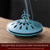 Hollow Lid Hollow Incense Burner Lucky Deer Desktop Aromatherapy Backflow Incense Holder  Home