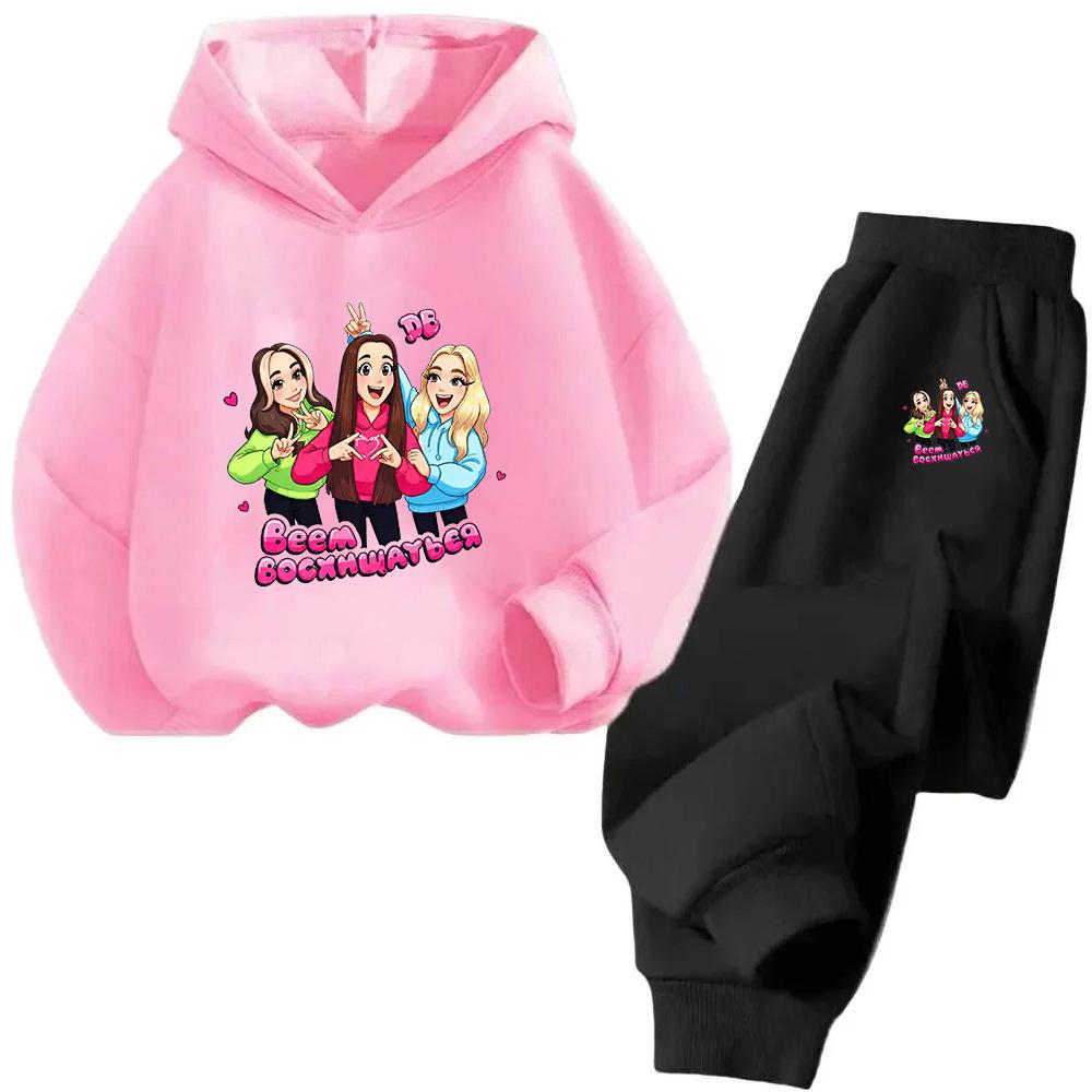 Demon Hunter Squad Anime Kids Hoodie & Sweatshirt Set - New Style Two-piece